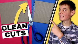 How to Perfectly Cut Cardboard with SCISSORS (5 Tips for Using Scissors)
