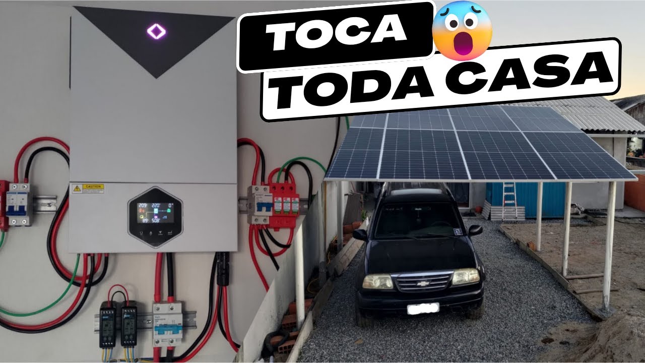 Super SOLAR ENERGY System With 6200W HYBRID OFF GRID INVERTER at 48V!