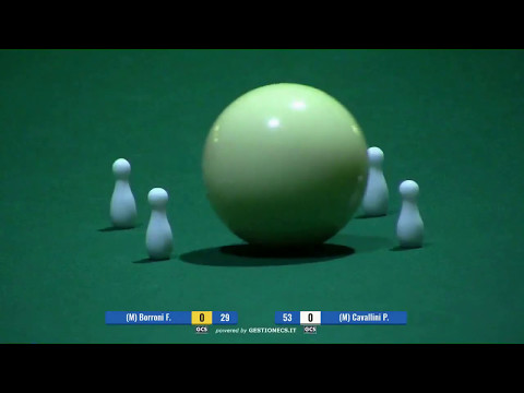 CAVALLINI vs BORRONI - 5^PROVA BILIARDO BTP 2017 S.ANTONINO