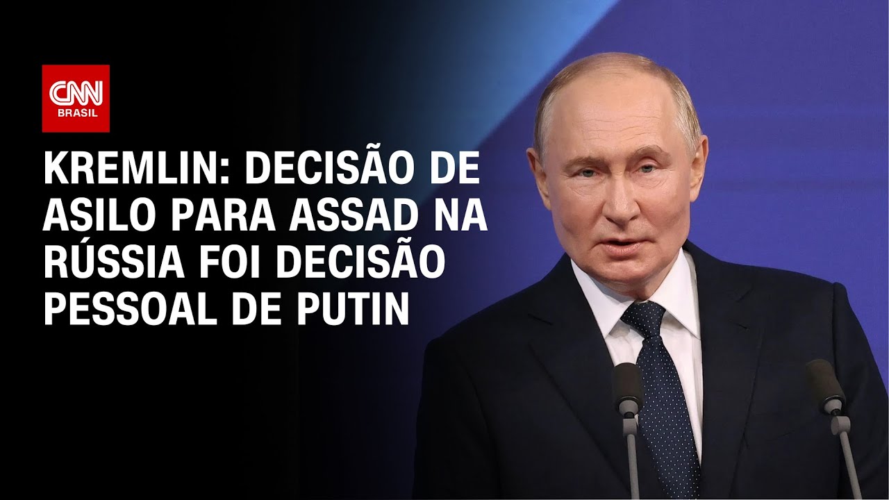 Kremlin: Decisão de asilo para Assad na Rússia foi decisão pessoal de Putin | LIVE CNN