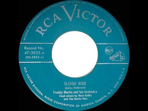 1950 Freddy Martin - Sleigh Ride (Merv Griffin & The Martin Men, vocal)