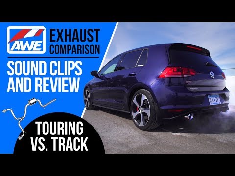 AWE Tuning MK7 GTI Exhaust Comparison | Touring vs. Track with Stock and MAPerformance Downpipe