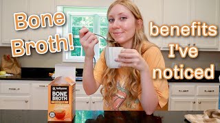 I’ve been drinking bone broth for 4 months, here’s what I’ve noticed!