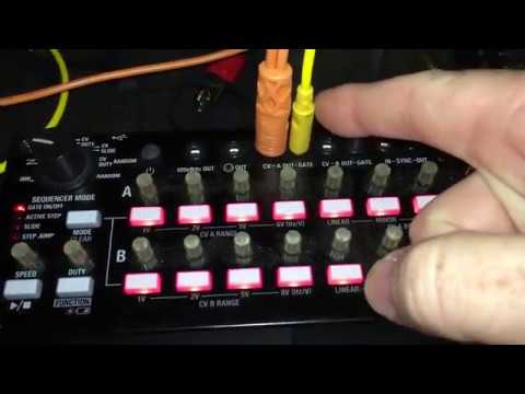 Korg SQ-1 and Two Moogs