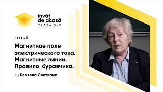 Магнитное поле электрического тока; Магнитные линии; Правило буравчика