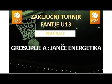 F4MU13 - Grosuplje A : Janče Energetika - polfinale - Sezona 2016/17