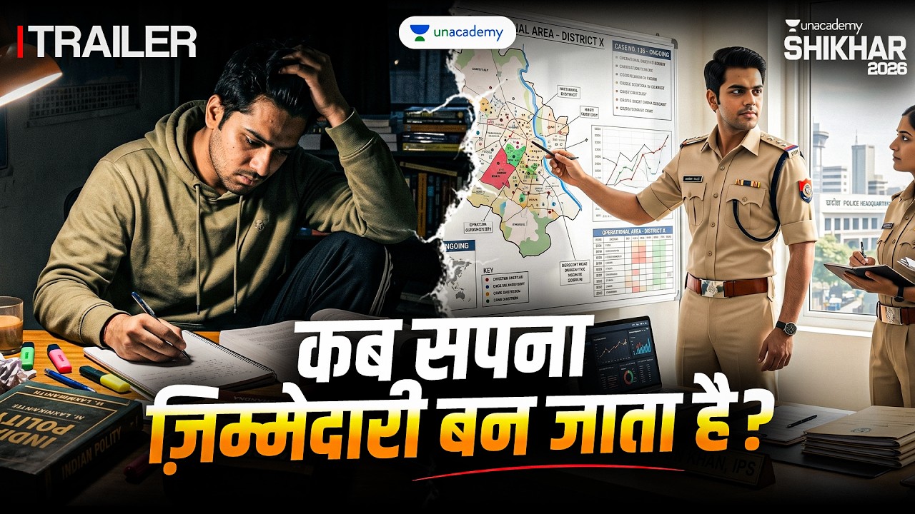 From IAS Dream to Duty — Official Trailer | Unacademy Shikhar 2026 | Civil Services Day