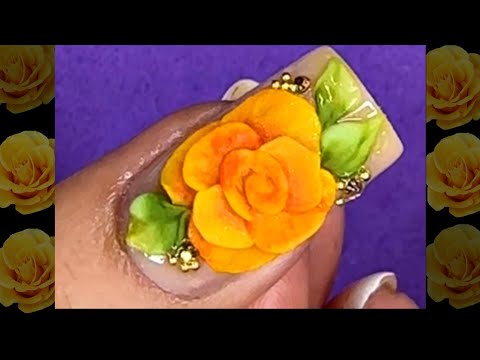 COMO HACER  FLOR EN 3D Paso a paso  | Uñas con FLOR 3D 💅😻
