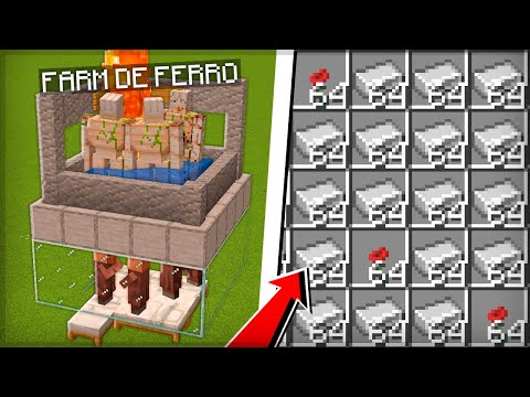 ✔ IRON FARM without ZOMBIES - INFINITE IRON - MINECRAFT 1.16 and 1.17 😱