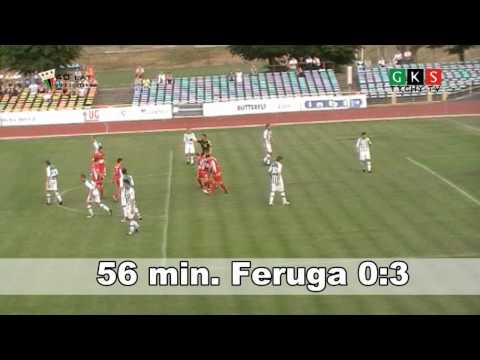 34. kolejka: Lechia Zielona Góra - GKS Tychy 0:5. Feruga (0:3)