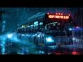 Jaka Kiša Prozor Autobusa Za Dubok San Zvukovi Kiše U Noćnom Autobusu Za Trajni Prekid Nesanice