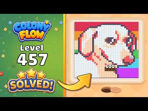 Colony Flow Level 457 Walkthrough Solution