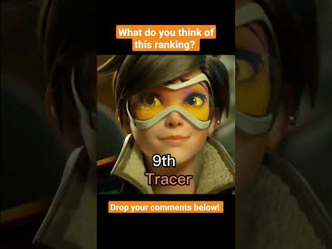 Overwatch Girls Ranking (12th - 6th) Part 2 #overwatch #overwatch2 #overwatchclips #overwatch2clips