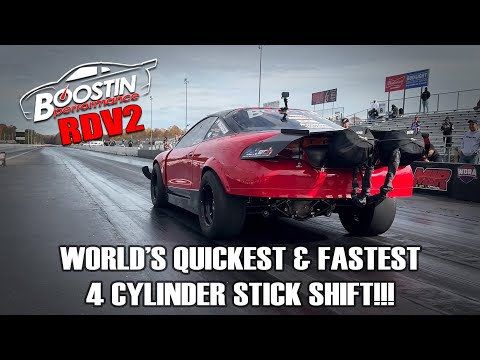 World Cup Finals 2024- World's Quickest & Fastest Stick Shift 4 Cylinder - 6.85@215MPH - Red Demon