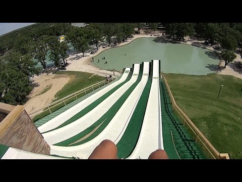 Round 4 Royal Flush Water Slide at BSR Cable Park