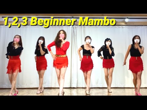 1,2,3 Beginner Mambo Linedance / Beginner / 1,2,3 비기너 맘보 초급 라인댄스