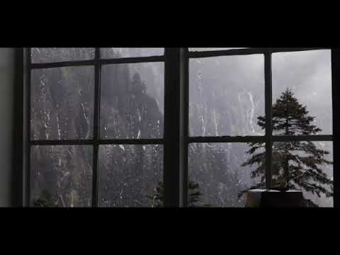 8 hours rain on window