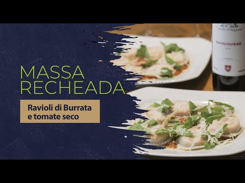 Ravioli di Burrata e tomate seco