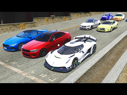 Koenigsegg Jesko vs BMW Supercars - Highlands