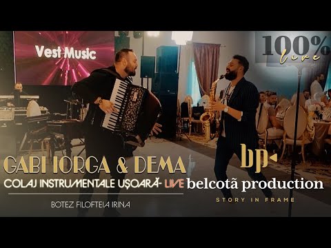 Gabi Iorga & Dema - Colaj Instrumentale Usoara | Botez Filofteia Irina
