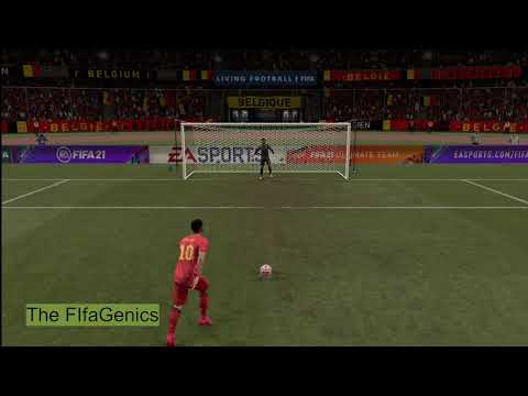 Perfect Penalty | Eden Hazard | Belgium vs Portugal | FIFA21