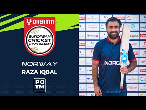 POTM: R.Iqbal - Group D, Match 8 - NOR vs SUI | Highlights | Dream11 ECC, 2022 | ECC22.080
