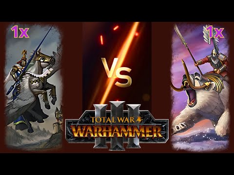 Can Royal Pegasus Knights Beat War Bear Riders in Total War: Warhammer 3?