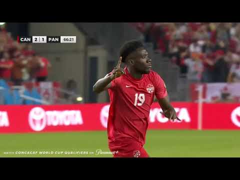 Alfonso Davies Incredible goal against Panama in the World Cup qualifiers