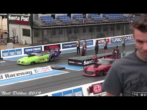 Santa Pod Summer Nationals 2019.  Motorsport UK Pro Mod Final.