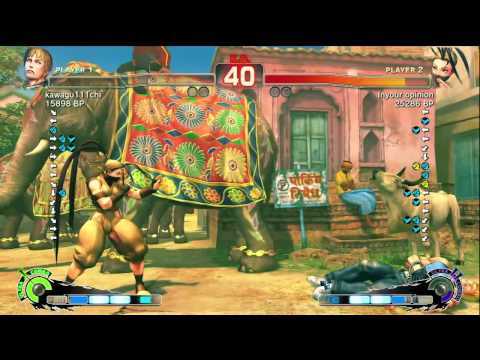 Super Street Fighter IV - kawagu111chi (Cody) Vs Iyo (Ibuki)