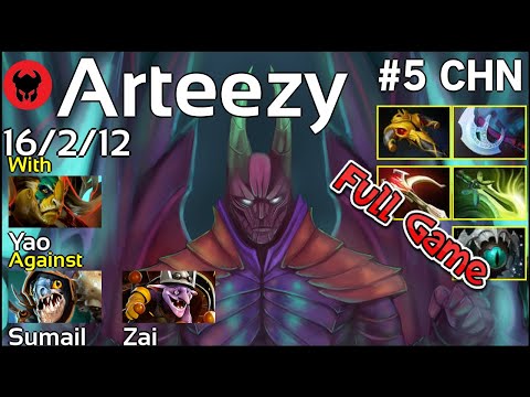 Arteezy plays Terrorblade!!! Dota 2 Full Game 7.20