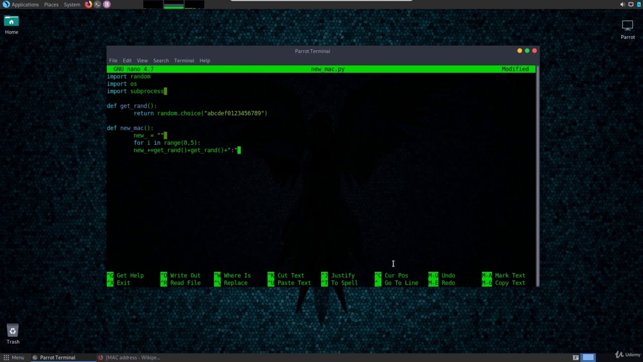 9  Spoofing your MAC Address with Python
