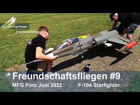 Freundschaftsfliegen Part #9 F-104 Starfighter beim MFG Porz Juni 2022