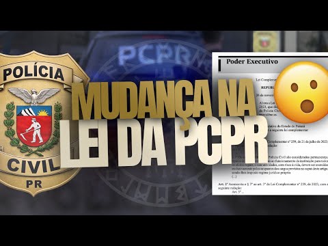 NEWS: PARANÁ CIVIL POLICE COMPETITION | ANNOUNCEMENT COMING SOON | PCPR 2026 COMPETITION