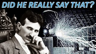 Nikola Tesla Greatest Secret EXPOSED - The One Thing He Said That NOBODY Mentions