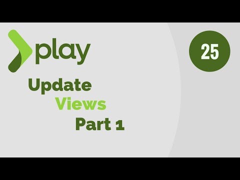 Play Framework Tutorial 25 | Update Views Part 1