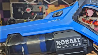 "NEW" Kobalt 24V Cordless Stick Vacuum, testing and review.