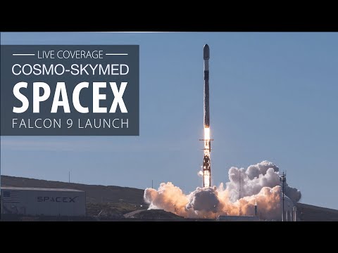 Live: SpaceX Falcon 9 rocket launches from California with Earth observation satellite for Italy