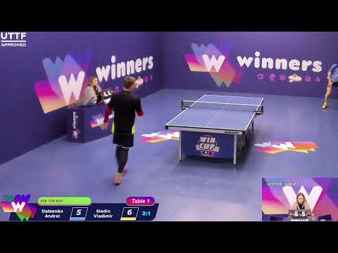 WINners CUP table 1 19.01 Datsenko Andrei - Siedin Vladimir  19:30