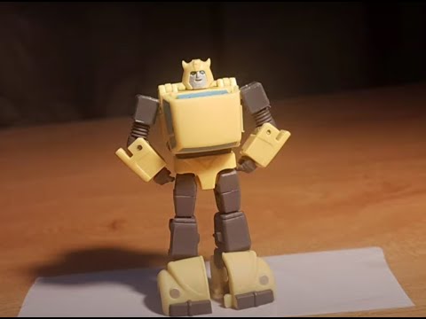 Transformers Stop Motion Animation Test 012 Magic Square Bumblebee Transformation