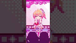 一条莉々華 - 【2D】ドット絵✨今日も大天才っ！皆も踊ってみて〜? #vtuber #shorts #オリジナル楽曲　#踊ってみた #ホロライブ #一条莉々華