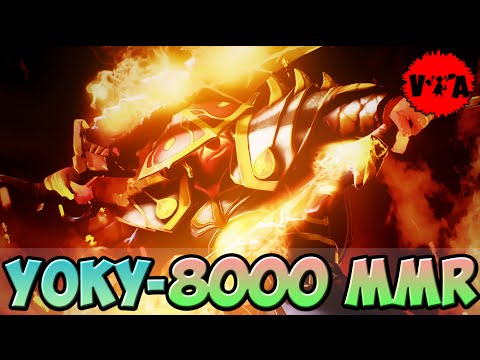 Dota 2 - Yoky- 8000 MMR Plays Ember Spirit vol #1 - Ranked Match