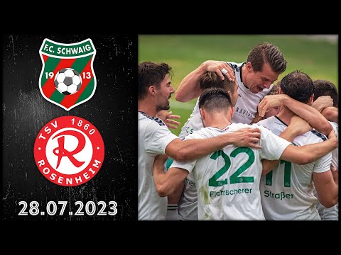 FC Schwaig vs. TSV 1860 Rosenheim 29.07.2023 Landesliga Südost 23/24