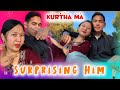 Sonpari Ley Kurtha Lagayerla Yeso Surprise Handeyko Hai Gauley Ho ️