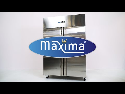 Maxima Gastro Kühlschrank - 1200 l - 6 Einstellbare Regale (2/1 GN) - auf Rädern - inkl. Regale