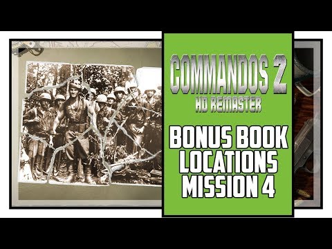 Commandos 2 HD Remaster All Bonus Book Locations Mission 4