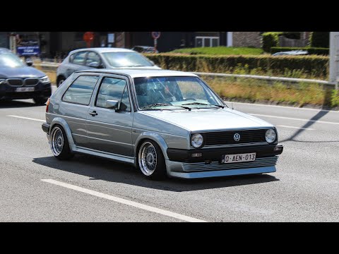 Tuner Car accelerations, flames and sounds | Drive By Carshow 2020 [Belgium]