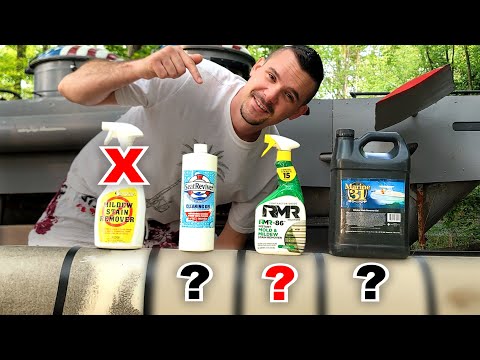 Best Cleaners for Boat Seat Mildew Stains - StarBrite VS Seat Reviver and more!