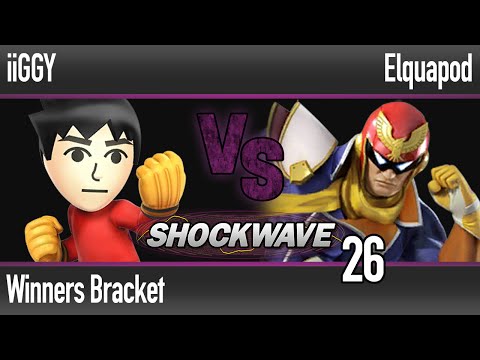 SW 26 Wii U - iiGGY (Mii Brawler) vs Elquapod (C Falcon, Ganon) - Winners Bracket