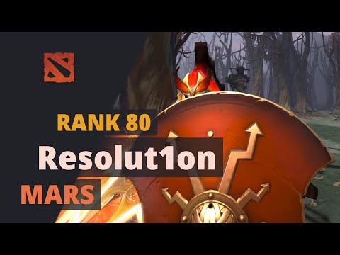 Resolut1on (Rank 80) plays Mars Dota 2 Full Game